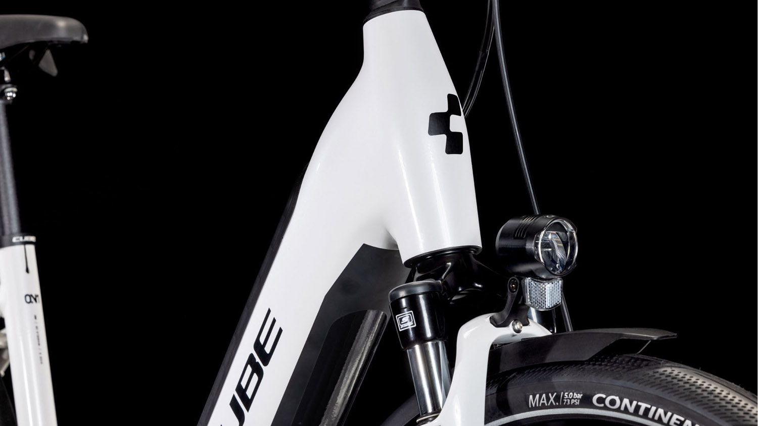 Cube Supreme Hybrid Comfort ONE 500 metallicwhite´n´black – Bild 3
